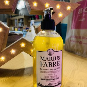 Savonnerie Marius Fabre - Savon liquide de Marseille, sans parfum 400 ml (avec sa pompe)